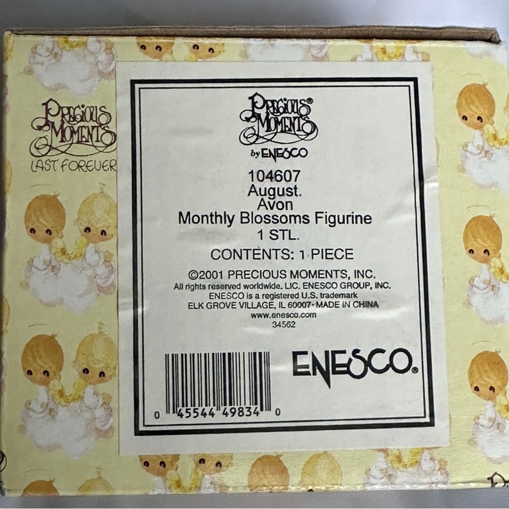 Precious Moments August Monthly Blossoms Figurine